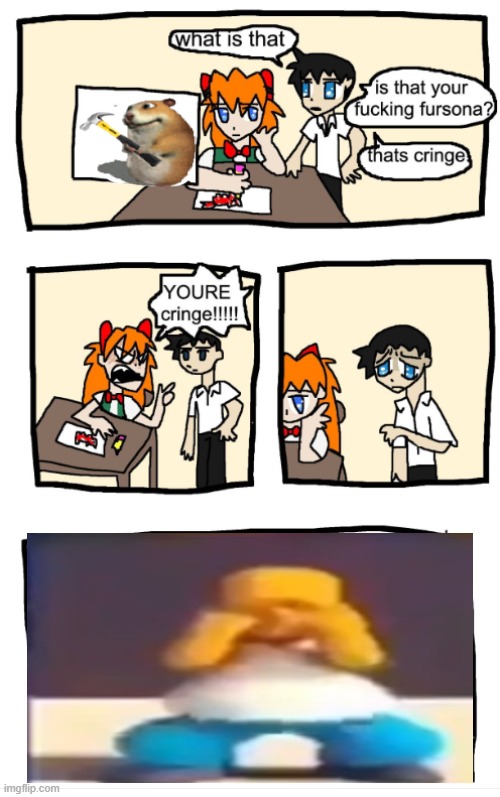 YOU'RE CRINGE!!!1!!! | image tagged in you're cringe 1 | made w/ Imgflip meme maker