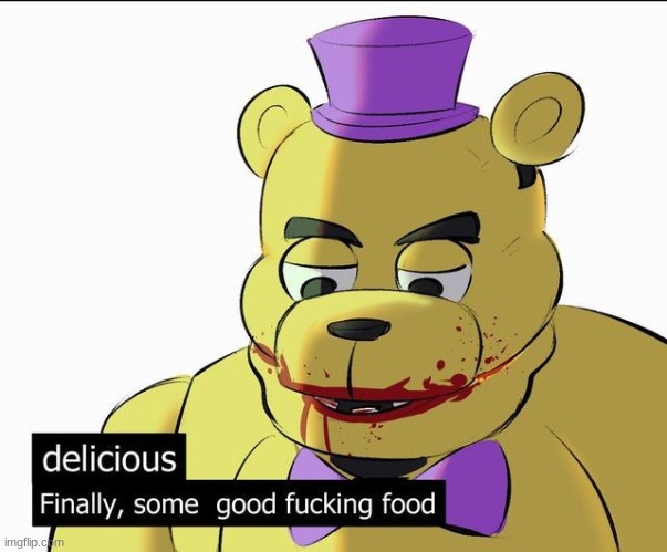 @post above | image tagged in delicious finally some good f cking food | made w/ Imgflip meme maker