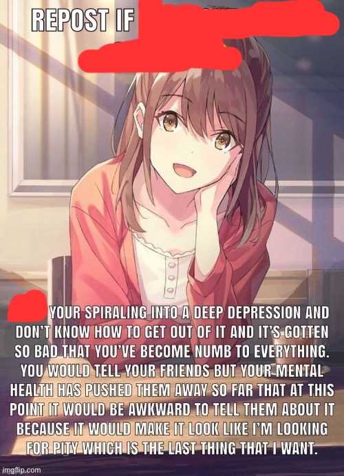 Repost if you love anime girls | image tagged in repost if you love anime girls | made w/ Imgflip meme maker