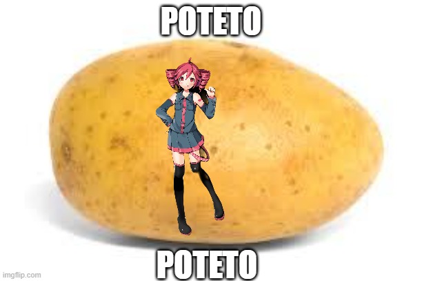 Potato | POTETO; POTETO | image tagged in potato | made w/ Imgflip meme maker