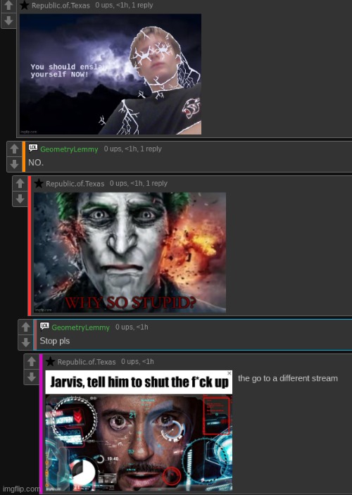 Ratio ed him with my only templates alone | made w/ Imgflip meme maker