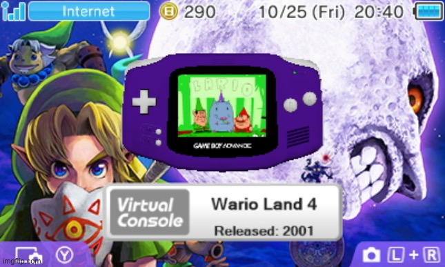 lario gba on 3ds | made w/ Imgflip meme maker