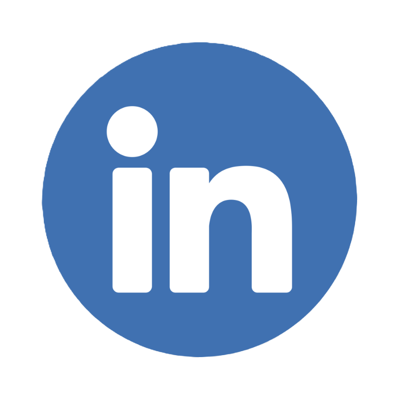 LinkedIn round logo Blank Meme Template