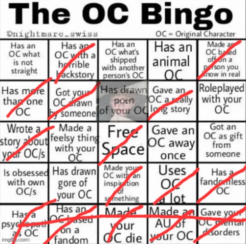 You guys know nothing of Corrupted | image tagged in the oc bingo | made w/ Imgflip meme maker