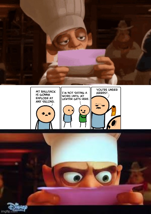 image tagged in chef skinner reading a letter | made w/ Imgflip meme maker