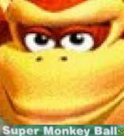 High Quality super monkey balls Blank Meme Template