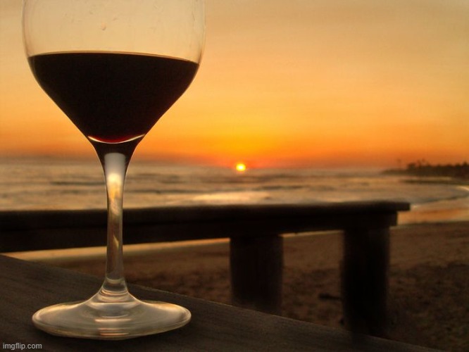 wine glass on beach | image tagged in wine glass on beach | made w/ Imgflip meme maker