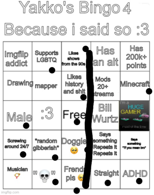 Yakko's bingo V4 | image tagged in yakko's bingo v4 | made w/ Imgflip meme maker