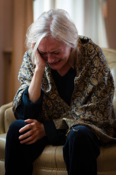 High Quality Old woman crying sad JPP Blank Meme Template