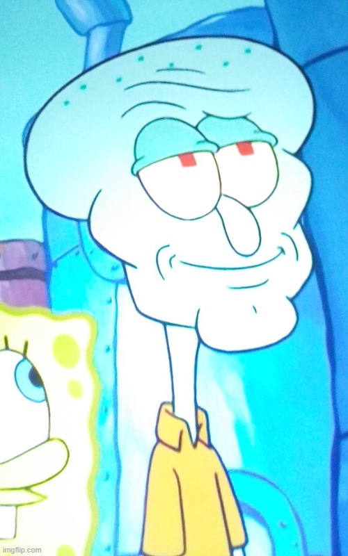 image tagged in hunky squidward | made w/ Imgflip meme maker