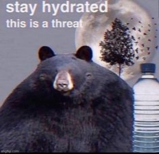 Remember to drink water! | image tagged in reminder | made w/ Imgflip meme maker