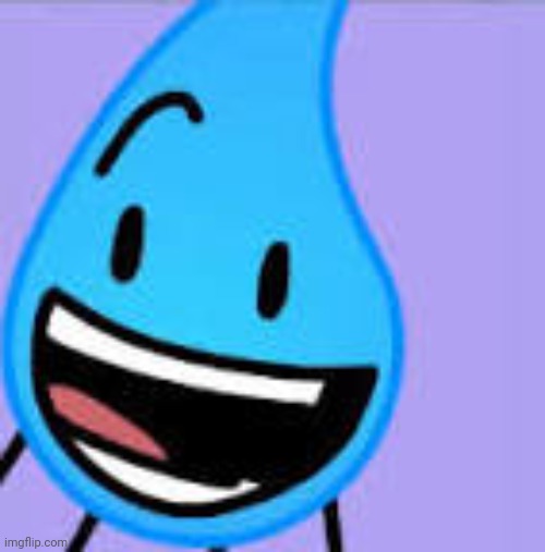 Bfdi | image tagged in happy teardrop bfdi | made w/ Imgflip meme maker