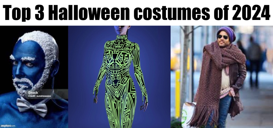 MSMG reference | Top 3 Halloween costumes of 2024 | made w/ Imgflip meme maker