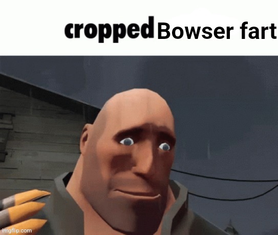 Cropped nsfw | Bowser fart | image tagged in cropped nsfw | made w/ Imgflip meme maker