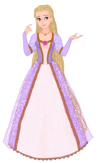 Barbie as Rapunzel Blank Meme Template
