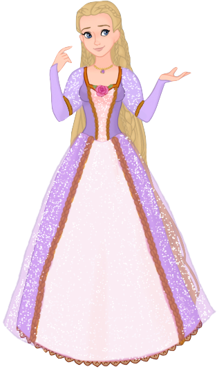 High Quality Barbie as Rapunzel Blank Meme Template