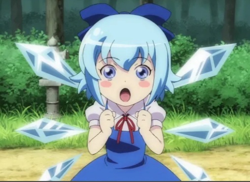 Shocked Cirno Blank Meme Template