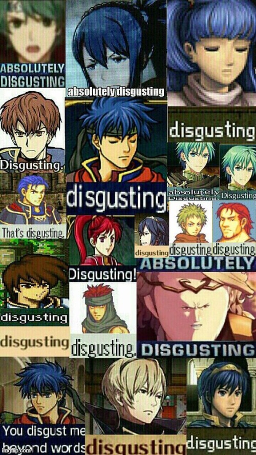 Fire Emblem disgust | image tagged in fire emblem disgust | made w/ Imgflip meme maker