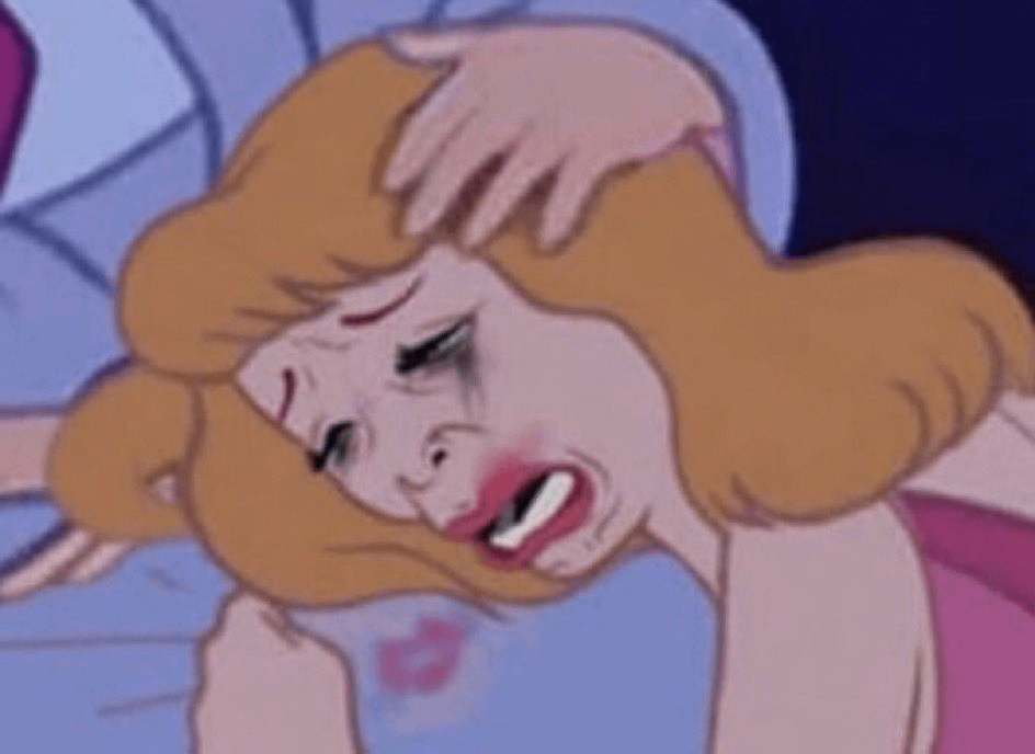 High Quality Cinderella crying Blank Meme Template