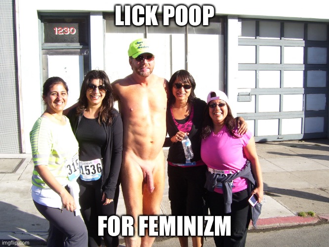 Penis Pirate | LICK POOP; FOR FEMINIZM | image tagged in penis pirate | made w/ Imgflip meme maker