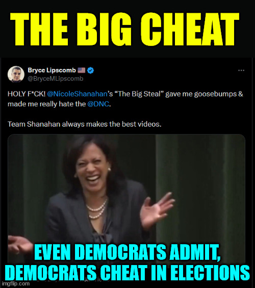 The Big Cheat | THE BIG CHEAT; EVEN DEMOCRATS ADMIT, DEMOCRATS CHEAT IN ELECTIONS | image tagged in it is a big club,and you are not in it,democrats,admitting democrats cheated | made w/ Imgflip meme maker