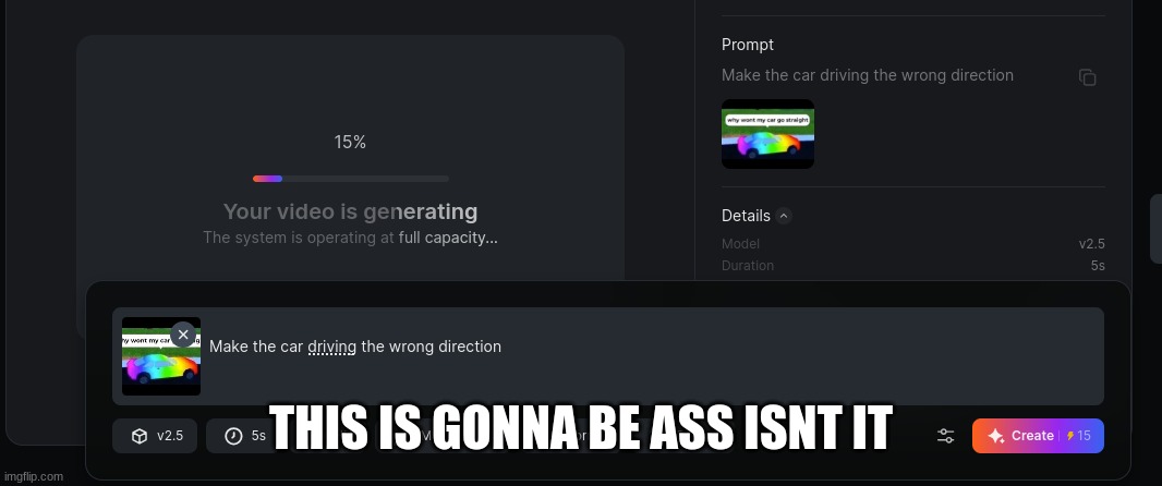 THIS IS GONNA BE ASS ISNT IT | made w/ Imgflip meme maker