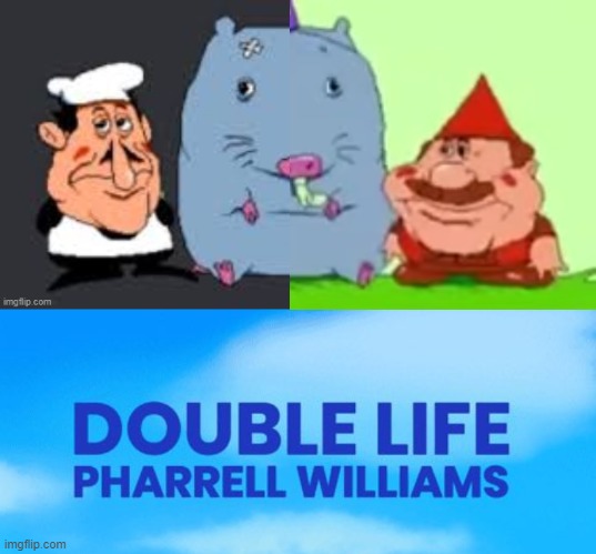 image tagged in double life | made w/ Imgflip meme maker