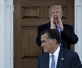 Trump Yells at Mitt Romney Blank Meme Template