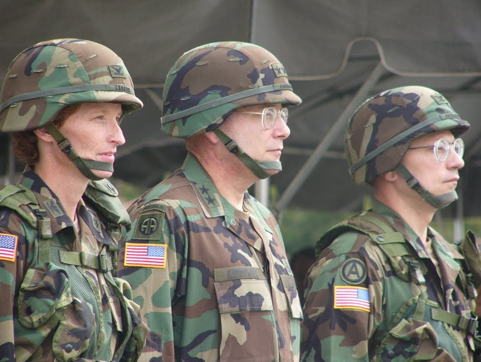 US Soldiers in PASGT Equipment Blank Meme Template