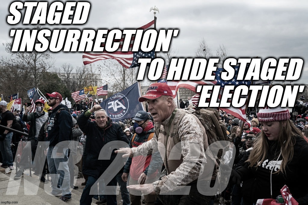 STAGED/PRODUCED/DIRECTED... | image tagged in insurrection,election,staged,fake,false flag,ray epps | made w/ Imgflip meme maker