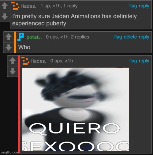I’m pretty sure Jaiden animations | image tagged in i m pretty sure jaiden animations | made w/ Imgflip meme maker