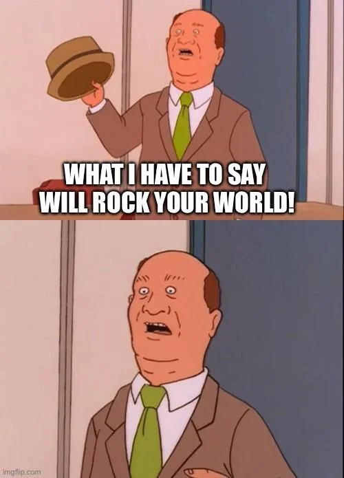 Unpopular Bill opinion King of the hill Blank Meme Template