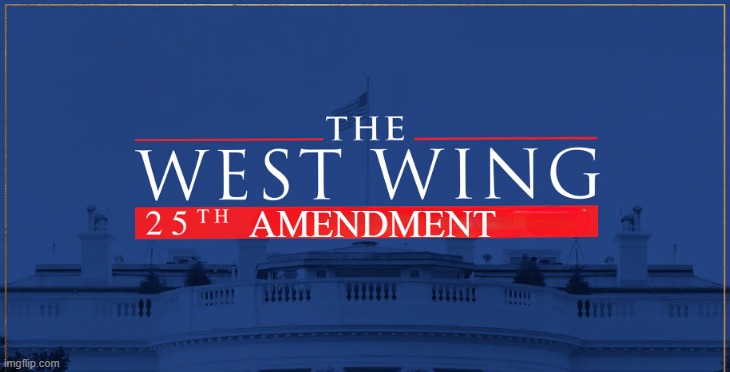 25th anniversary 25th amendment | AMENDMENT | image tagged in white house,fjb,kamala harris,maga,make america great again,dementia | made w/ Imgflip meme maker