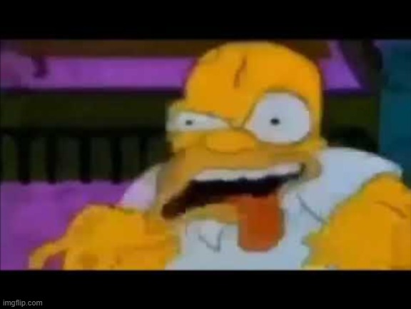 freaky homer | made w/ Imgflip meme maker