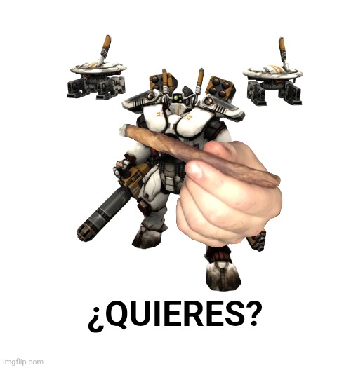 ¿Quieres? | ¿QUIERES? | image tagged in warhammer40k | made w/ Imgflip meme maker