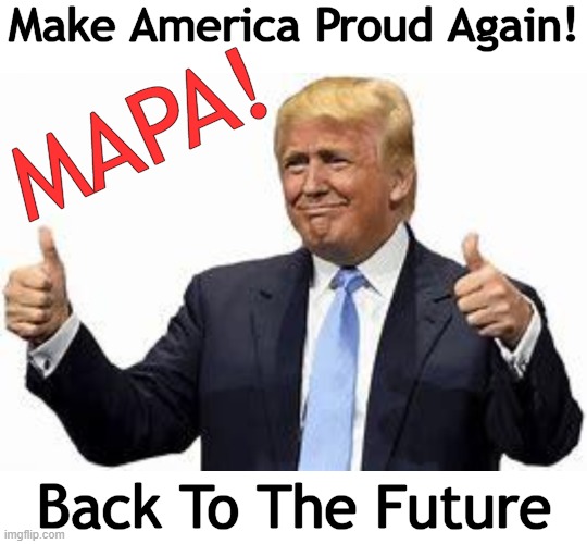 Bring Back Brains! Vote out the people who are destroying America! | Make America Proud Again! MAPA! Back To The Future | image tagged in trump two thumbs up,make america great again,donald trump,choices,america first,america is on a precipice | made w/ Imgflip meme maker