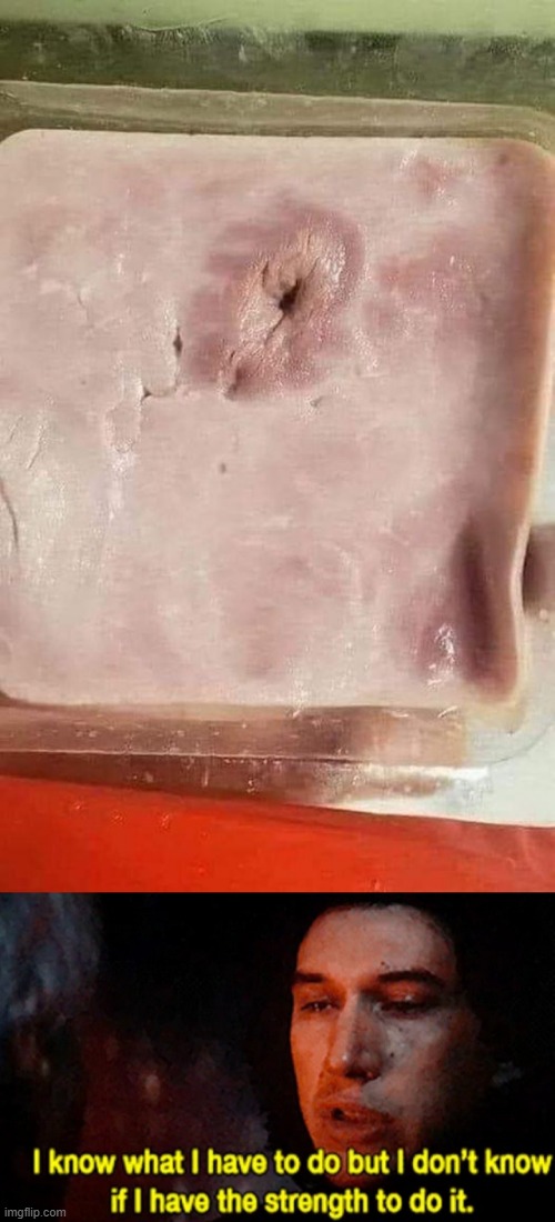 Sexy Lunchmeat | image tagged in i know what i have to do but i don t know if i have the strength | made w/ Imgflip meme maker
