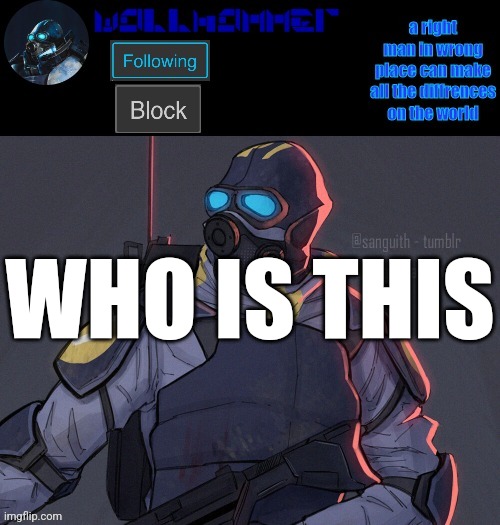 wallhammer | WHO IS THIS | image tagged in wallhammer | made w/ Imgflip meme maker