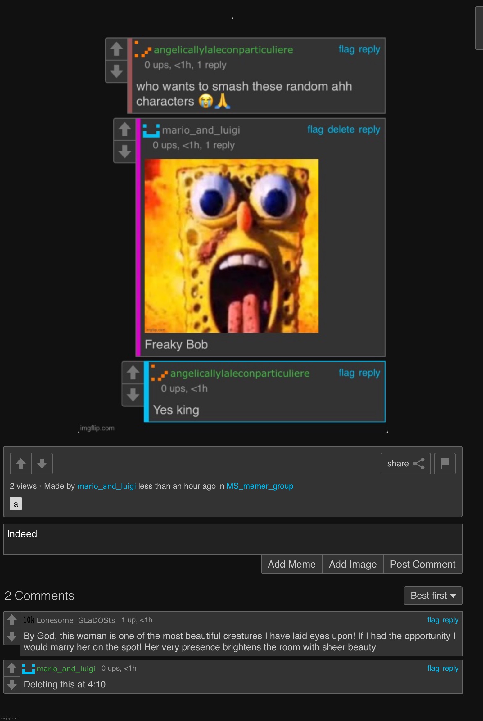 think he slick | made w/ Imgflip meme maker