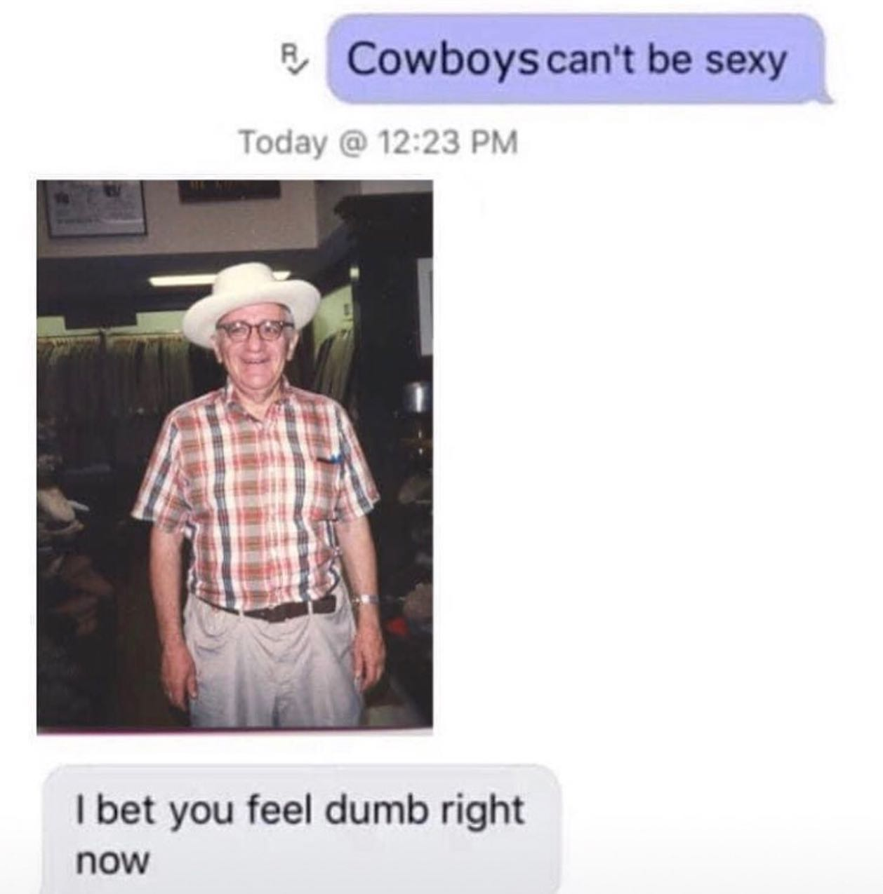 Cowboy truth Blank Meme Template