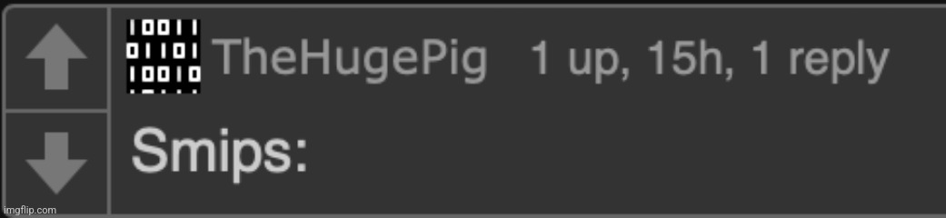 Do I change my username to the moderate pig? | image tagged in smips | made w/ Imgflip meme maker