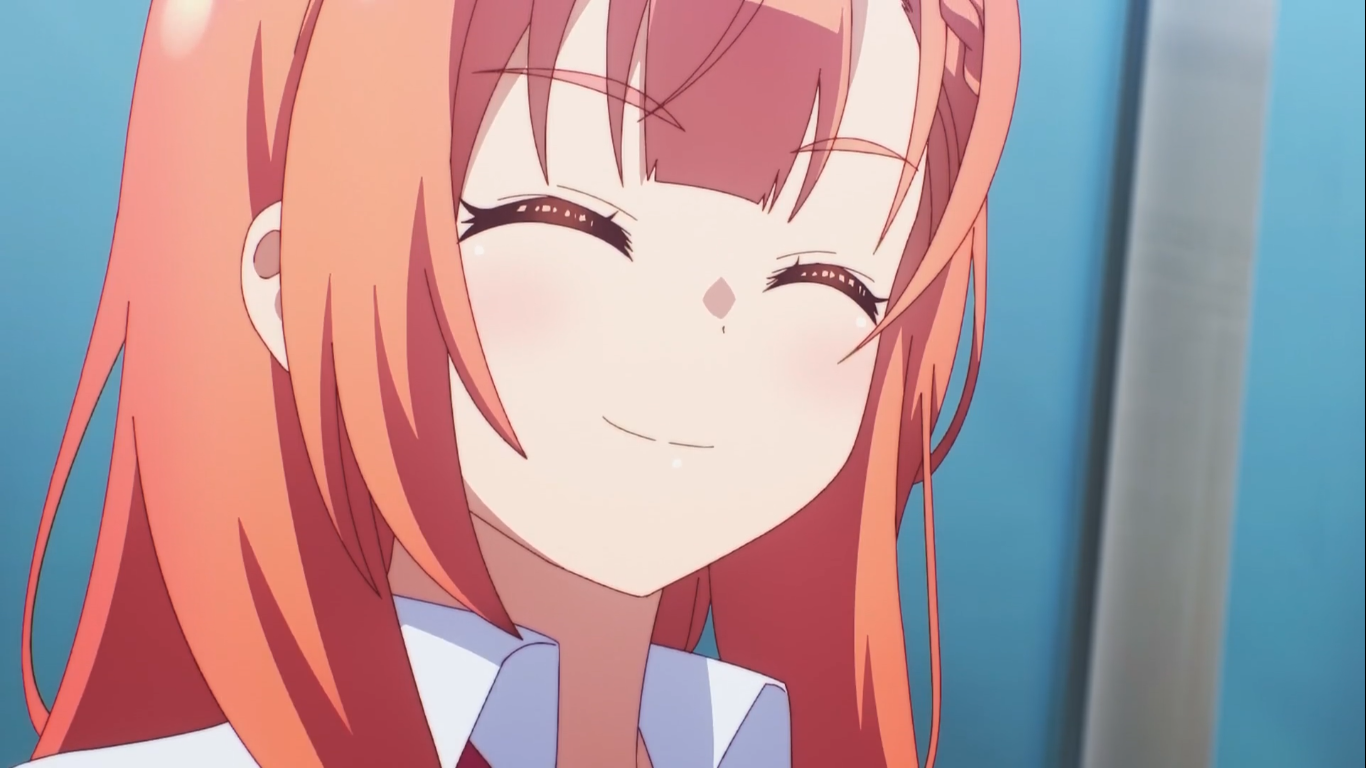 Aika Natsukawa smiling Blank Meme Template