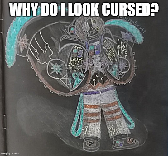 i think it looks cool! | WHY DO I LOOK CURSED? | image tagged in computer sans | made w/ Imgflip meme maker