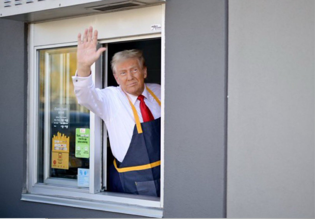 Trump McDonalds Blank Meme Template