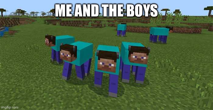 me and the boys | ME AND THE BOYS | image tagged in me and the boys | made w/ Imgflip meme maker