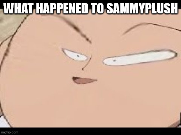 EEEEEEEEEEEEEEEEEE | WHAT HAPPENED TO SAMMYPLUSH | image tagged in eeeeeeeeeeeeeeeeee | made w/ Imgflip meme maker