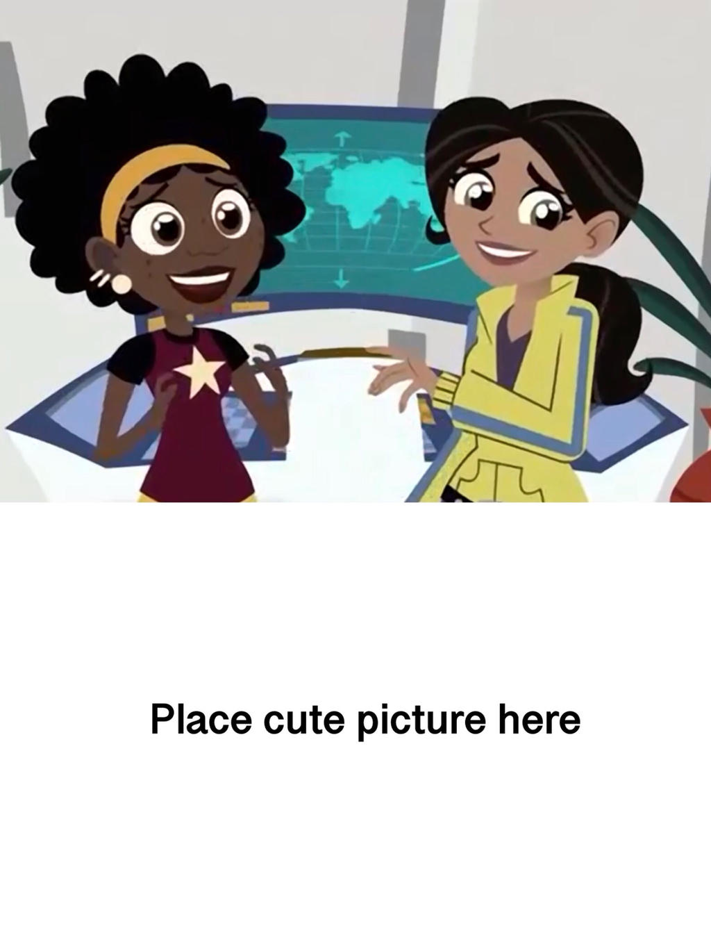 Koki and Aviva love meme Blank Meme Template