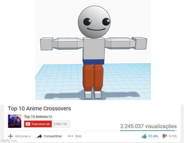 Top 10 Anime Crossovers | image tagged in top 10 anime crossovers | made w/ Imgflip meme maker