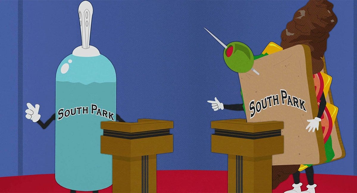 High Quality South Park Douche and Turd Blank Meme Template