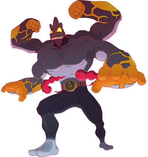 Gigantamax Machamp Blank Meme Template